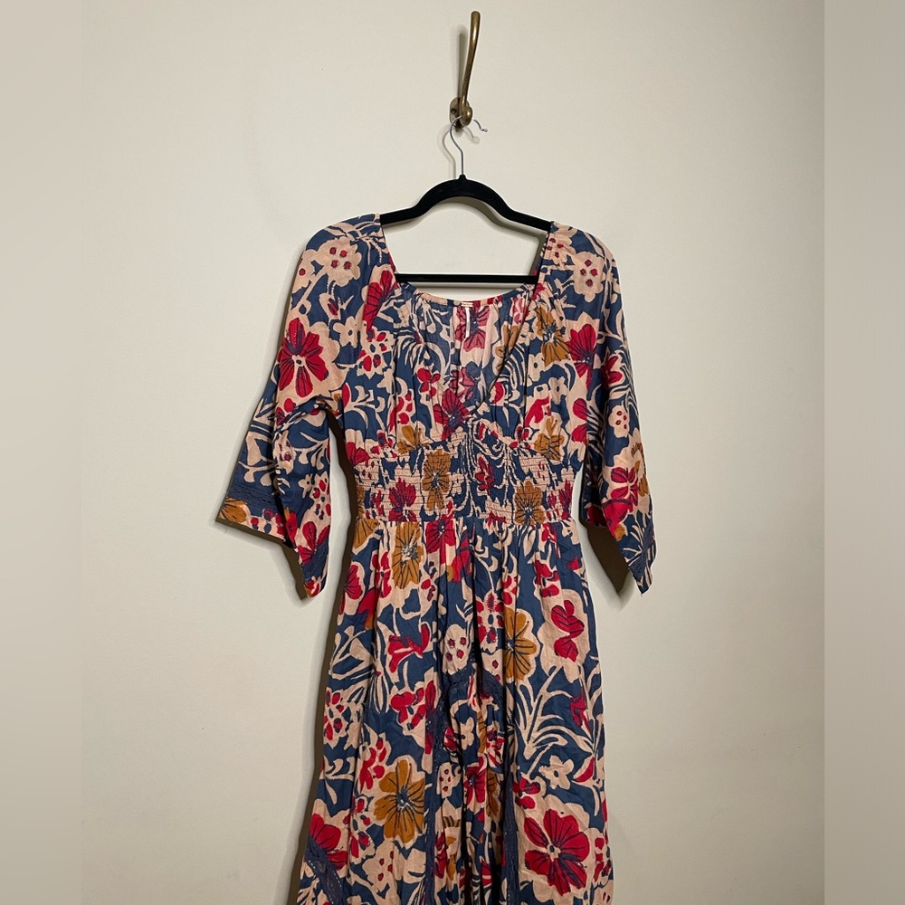 Free People Dixie Printed Floral Maxi Dress - Picture 7 of 9